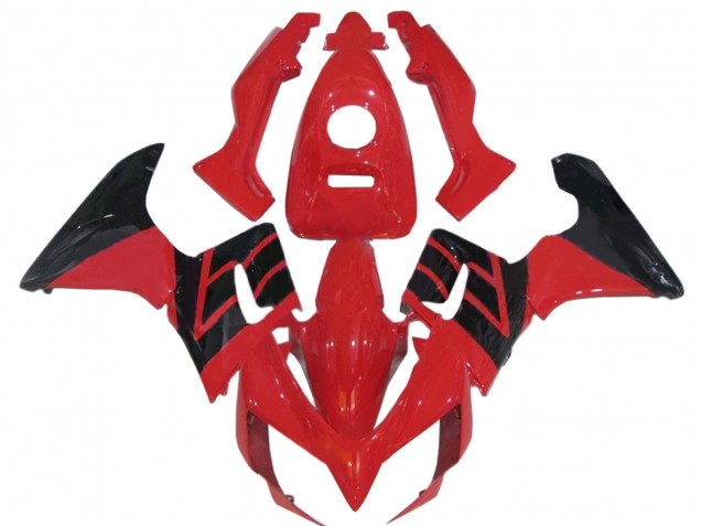 Billige Rot Glänzendes Schwarz Streifen 2002-2006 Honda CBR125R Motorrad Verkleidung