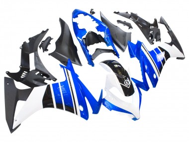 Billige Blau Weiß Matt Schwarz 2013-2015 Honda CBR500R Motorrad Verkleidung