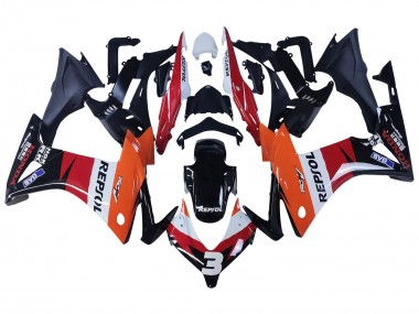 Billige Orange Weiß Rot Glänzendes Schwarz Repsol 3 2013-2015 Honda CBR500R Motorrad Verkleidung