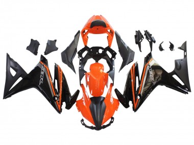 Billige Orange Glänzendes Schwarz Matt Schwarz 2016-2018 Honda CBR500R Motorrad Verkleidung
