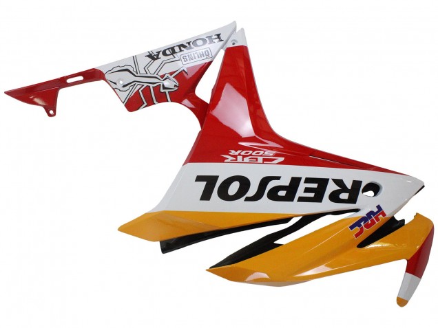 Billige Honda CBR500R Motorrad Verkleidung 2016-2018 - Gelb Weiss Rot Repsol HRC