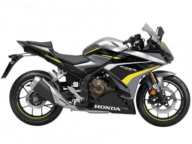 Billige Silber Gelb Glänzendes Schwarz 2022-2023 Honda CBR500R Motorrad Verkleidung