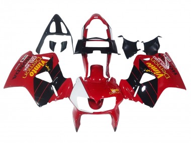 Billige Rot Weiß Glänzendes Schwarz Vimto 1998-2001 Honda VFR 800 Motorrad Verkleidung
