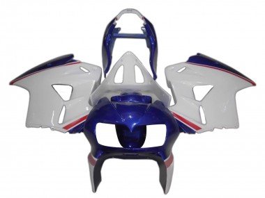 Billige Weiß Blau Rot 1998-2001 Honda VFR 800 Motorrad Verkleidung