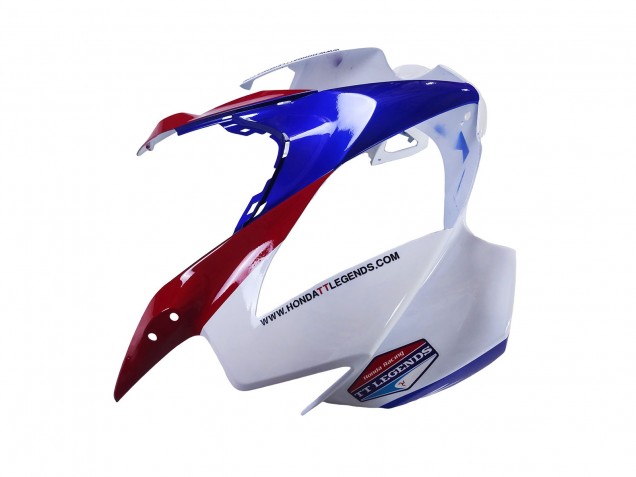 Billige Weiß Rot Blau Motul 2002-2013 Honda VFR 800 Motorrad Verkleidung