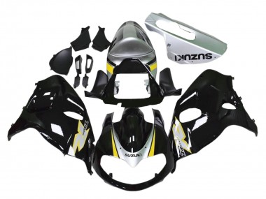 Billige Glänzendes Schwarz Silber Gelb 1998-2003 Suzuki TL1000R Motorrad Verkleidung