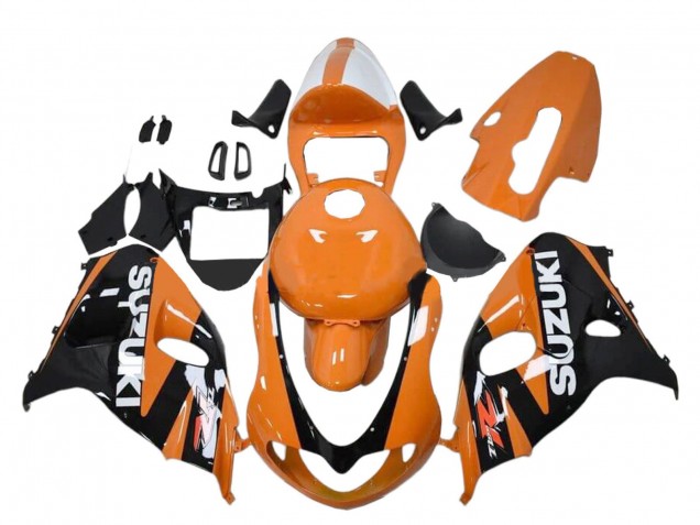 Billige Orange Schwarz Weiß 1998-2003 Suzuki TL1000R Motorrad Verkleidung
