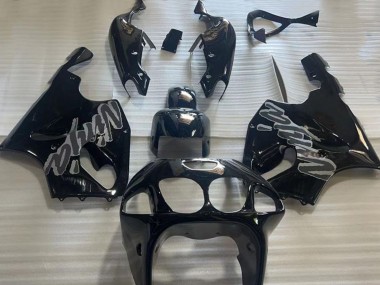 Billige Glänzendes Schwarz 1996-2003 Kawasaki ZX7R Motorrad Verkleidung
