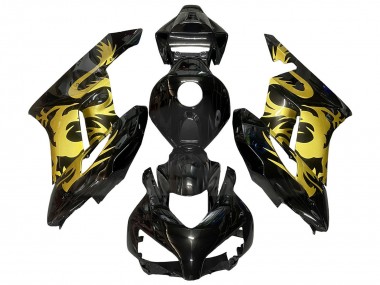 Billige Gold Glänzendes Schwarz Dragon 2004-2005 Honda CBR1000RR Motorrad Verkleidung