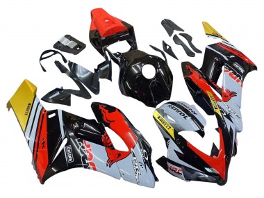 Billige Gelb Rot Weiß Glänzendes Red Bull Repsol HRC 2004-2005 Honda CBR1000RR Motorrad Verkleidung