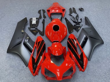 Billige Grau Rot Glänzendes Schwarz Streifen 2004-2005 Honda CBR1000RR Motorrad Verkleidung