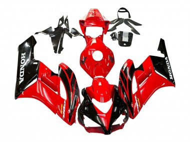 Billige Rot Glänzendes Schwarz Rennen 2004-2005 Honda CBR1000RR Motorrad Verkleidung