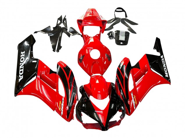 Billige Rot Glänzendes Schwarz Rennen 2004-2005 Honda CBR1000RR Motorrad Verkleidung