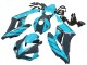 Billige Hellblau Glänzendes Schwarz 2004-2005 Honda CBR1000RR Motorrad Verkleidung