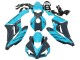 Billige Hellblau Glänzendes Schwarz 2004-2005 Honda CBR1000RR Motorrad Verkleidung