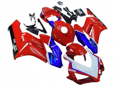 Billige Rot Blau Weiß Schwarz Motul 2004-2005 Honda CBR1000RR Motorrad Verkleidung