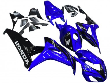 Billige Blau Glänzendes Schwarz 2006-2007 Honda CBR1000RR Motorrad Verkleidung