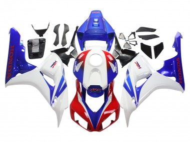 Billige Weiß Rot Blau HRC 2006-2007 Honda CBR1000RR Motorrad Verkleidung