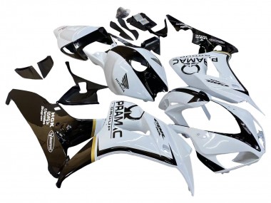 Billige Weiß Glänzendes Schwarz Pramac 2006-2007 Honda CBR1000RR Motorrad Verkleidung