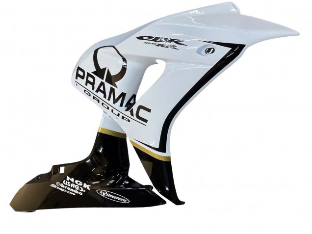 Billige Weiß Glänzendes Schwarz Pramac 2006-2007 Honda CBR1000RR Motorrad Verkleidung