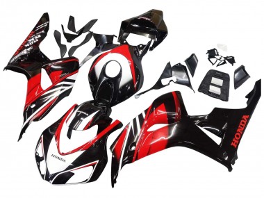 Billige Rot Glänzendes Schwarz 2006-2007 Honda CBR1000RR Motorrad Verkleidung