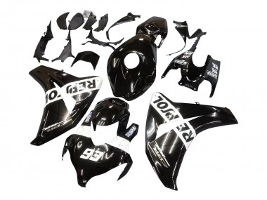 Billige Glänzendes Schwarz Weiß Repsol 93 2008-2011 Honda CBR1000RR Motorrad Verkleidung
