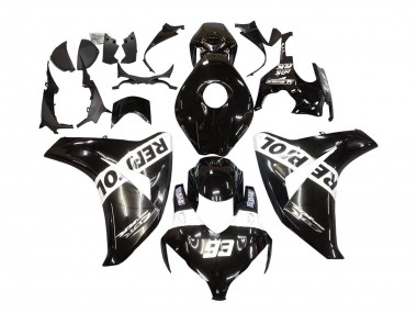 Billige Glänzendes Schwarz Weiß Repsol 93 2008-2011 Honda CBR1000RR Motorrad Verkleidung