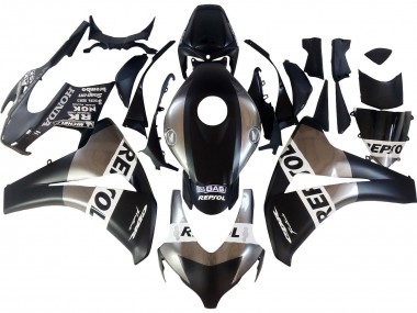 Billige Silber Matt Schwarz Repsol 2008-2011 Honda CBR1000RR Motorrad Verkleidung