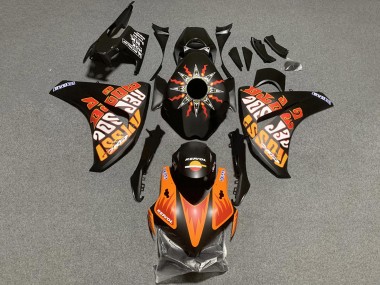 Billige Matt Schwarz Orange Repsol Rossi 2008-2011 Honda CBR1000RR Motorrad Verkleidung