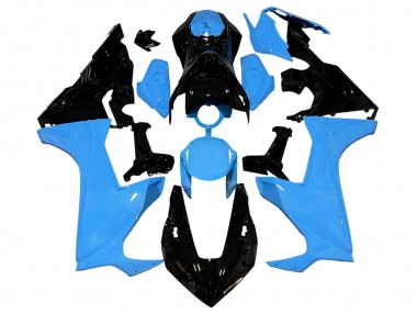 Billige Blau Glänzendes Schwarz 2017-2023 Honda CBR1000RR Motorrad Verkleidung