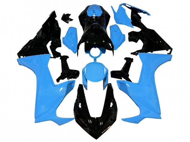 Billige Blau Glänzendes Schwarz 2017-2023 Honda CBR1000RR Motorrad Verkleidung