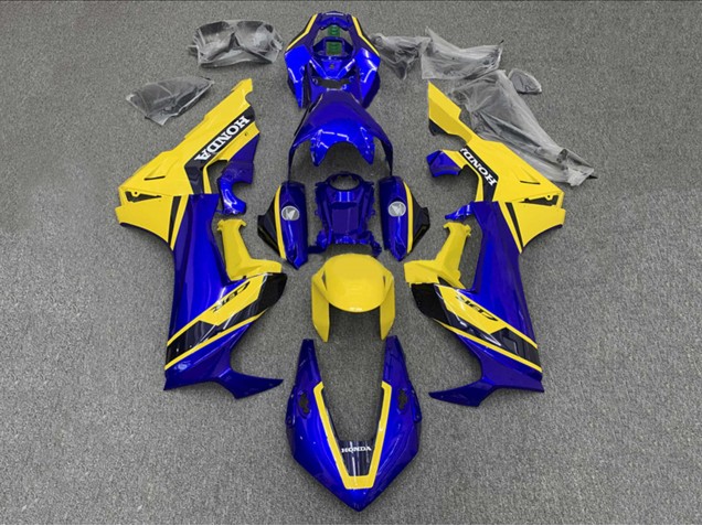 Billige Gelb Blau 2017-2023 Honda CBR1000RR Motorrad Verkleidung