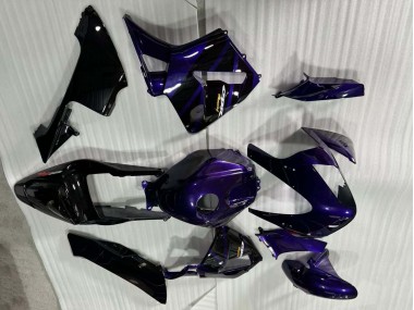 Billige Dunkel Blau Glänzendes Schwarz 2003-2004 Honda CBR600RR Motorrad Verkleidung