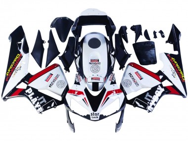 Billige Weiß Rot Glänzendes Schwarz Denso Rimont 2003-2004 Honda CBR600RR Motorrad Verkleidung