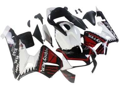 Billige Weiß Rot Glänzendes Schwarz Monster 2003-2004 Honda CBR600RR Motorrad Verkleidung