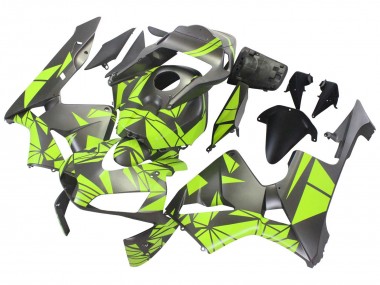 Billige Gelb Matt Schwarz 2003-2004 Honda CBR600RR Motorrad Verkleidung