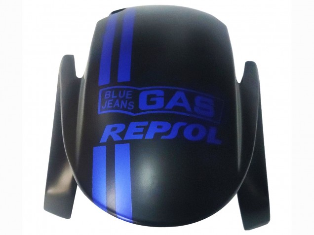 Billige Matt Schwarz Blau Repsol 2007-2008 Honda CBR600RR Motorrad Verkleidung