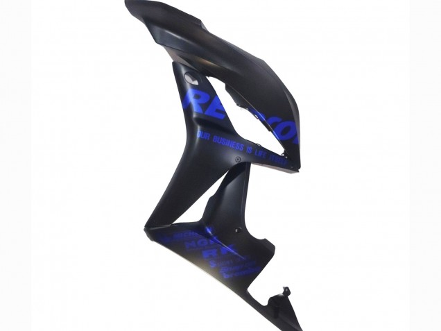 Billige Matt Schwarz Blau Repsol 2007-2008 Honda CBR600RR Motorrad Verkleidung