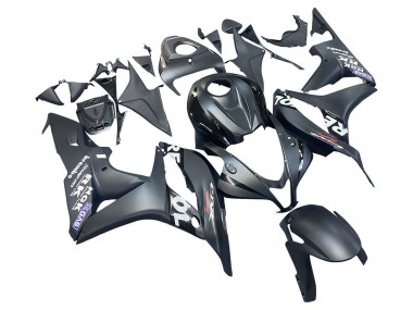Billige Matt Schwarz Weiß Repsol 2007-2008 Honda CBR600RR Motorrad Verkleidung