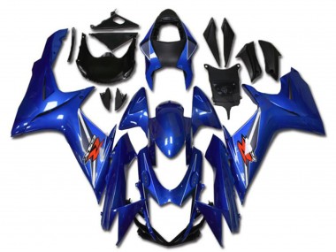 Billige Suzuki GSXR 600/750 Motorrad Verkleidung 2011-2024 - Blau