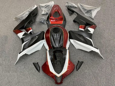 Billige Weiß Rot Matt Schwarz 2007-2008 Honda CBR600RR Motorrad Verkleidung