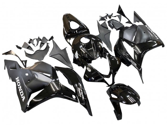 Billige Glänzendes Schwarz Matt Schwarz 2009-2012 Honda CBR600RR Motorrad Verkleidung