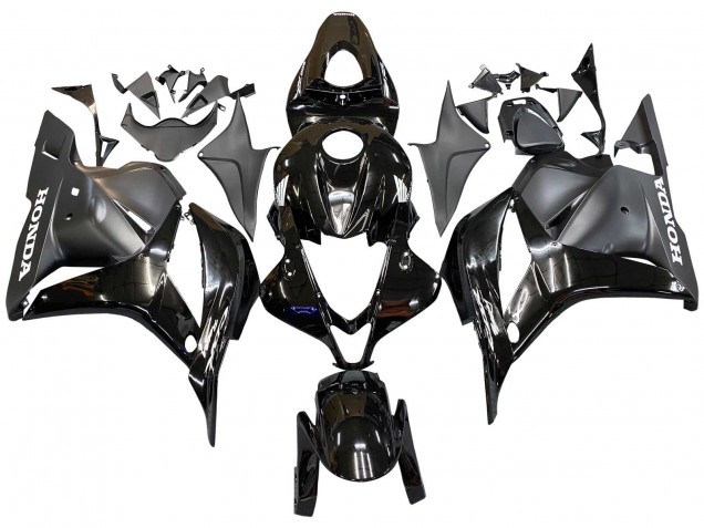 Billige Glänzendes Schwarz Matt Schwarz 2009-2012 Honda CBR600RR Motorrad Verkleidung