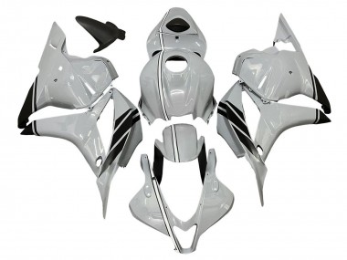 Billige Glänzendes Grau Schwarz 2009-2012 Honda CBR600RR Motorrad Verkleidung