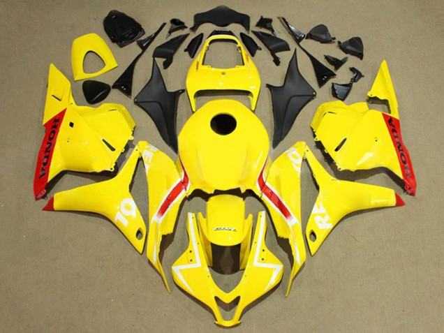 Billige Gelb Rot Weiß Repsol 2009-2012 Honda CBR600RR Motorrad Verkleidung