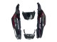 Billige Glänzendes Schwarz Rot Flamme 2006-2011 Kawasaki ZX14R ZZR1400 Motorrad Verkleidung Kit