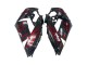 Billige Glänzendes Schwarz Rot Flamme 2006-2011 Kawasaki ZX14R ZZR1400 Motorrad Verkleidung Kit