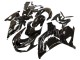 Billige Kawasaki ZX14R ZZR1400 Motorrad Verkleidung 2012-2024 - Glanzendes Schwarz Matt Schwarz Weiss Ninja