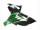 Billige Kawasaki ZX14R ZZR1400 Motorrad Verkleidung 2012-2024 - Grun Glanzendes Schwarz Streifen