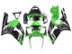 Billige Grün Weiß Schwarz 2003-2004 Kawasaki ZX6R Motorrad Verkleidung